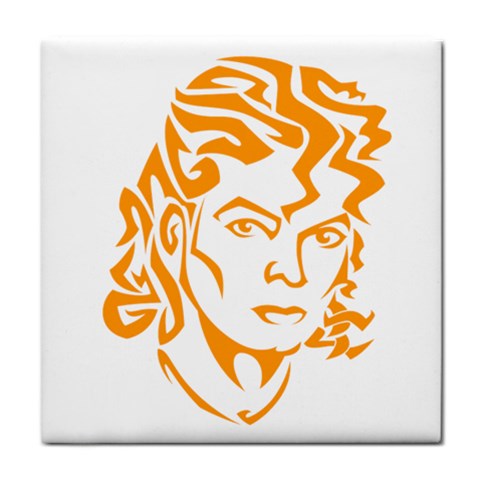 Michael Jackson Tile Coaster from ArtsNow.com Front