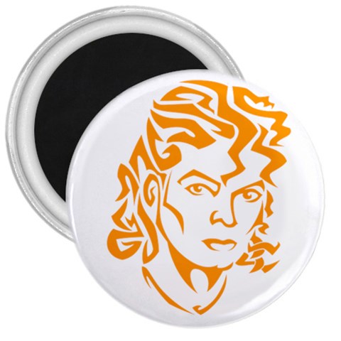 Michael Jackson 3  Magnet from ArtsNow.com Front