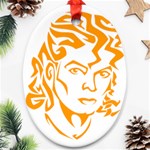 Michael Jackson Ornament (Oval)