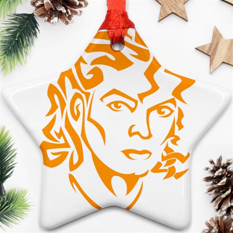 Michael Jackson Ornament (Star) from ArtsNow.com Front