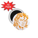 Michael Jackson 1.75  Magnet (10 pack) 