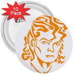 Michael Jackson 3  Button (10 pack)
