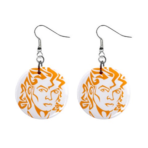 Michael Jackson 1  Button Earrings from ArtsNow.com Front
