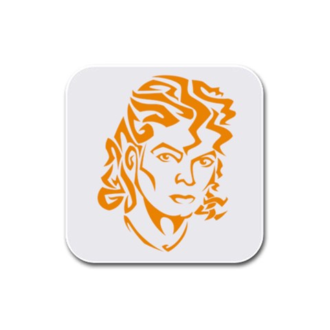 Michael Jackson Rubber Square Coaster (4 pack) from ArtsNow.com Front
