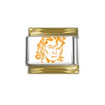 Michael Jackson Gold Trim Italian Charm (9mm)