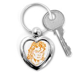 Michael Jackson Key Chain (Heart)