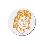 Michael Jackson Rubber Coaster (Round)