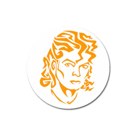 Michael Jackson Magnet 3  (Round) from ArtsNow.com Front