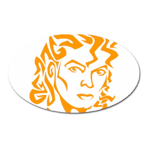 Michael Jackson Magnet (Oval) from ArtsNow.com Front
