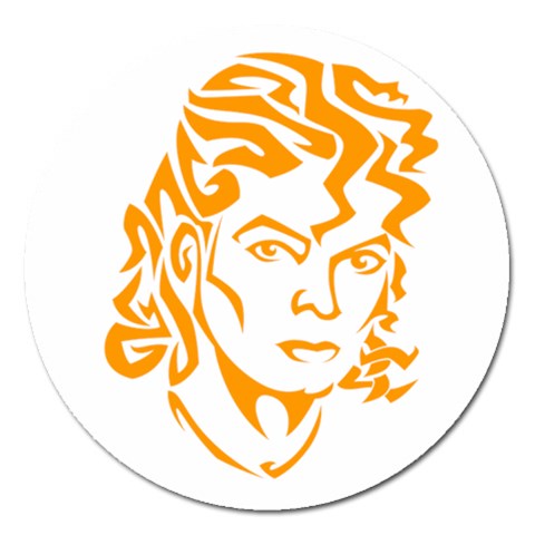 Michael Jackson Magnet 5  (Round) from ArtsNow.com Front