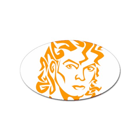 Michael Jackson Sticker Oval (10 pack) from ArtsNow.com Front