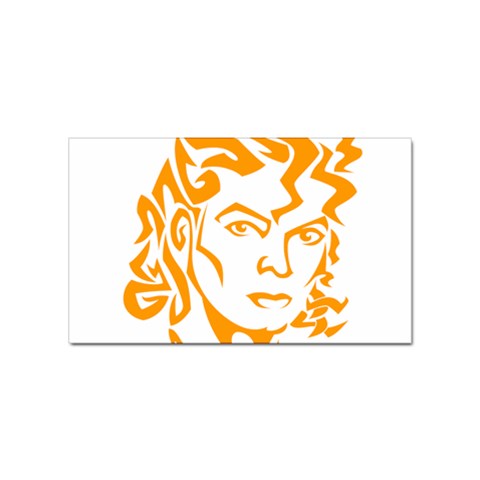 Michael Jackson Sticker Rectangular (100 pack) from ArtsNow.com Front