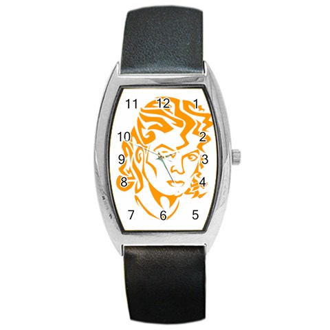 Michael Jackson Barrel Style Metal Watch from ArtsNow.com Front