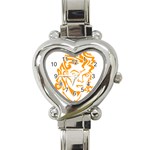 Michael Jackson Heart Italian Charm Watch
