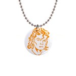 Michael Jackson 1  Button Necklace