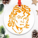 Michael Jackson Round Ornament (Two Sides)