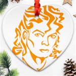 Michael Jackson Heart Ornament (Two Sides)