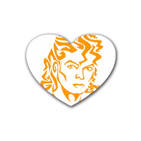 Michael Jackson Rubber Coaster (Heart) from ArtsNow.com Front