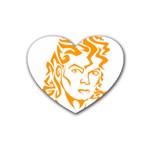 Michael Jackson Rubber Coaster (Heart)