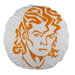 Michael Jackson Large 18  Premium Round Cushion  from ArtsNow.com Front