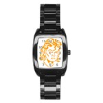Michael Jackson Stainless Steel Barrel Watch