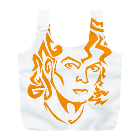 Michael Jackson Full Print Recycle Bag (L) from ArtsNow.com Front
