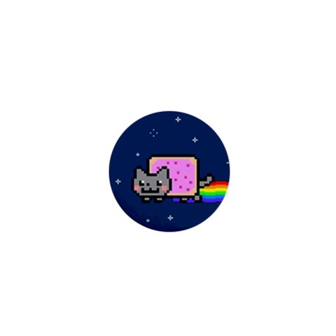 Nyan Cat 1  Mini Button from ArtsNow.com Front