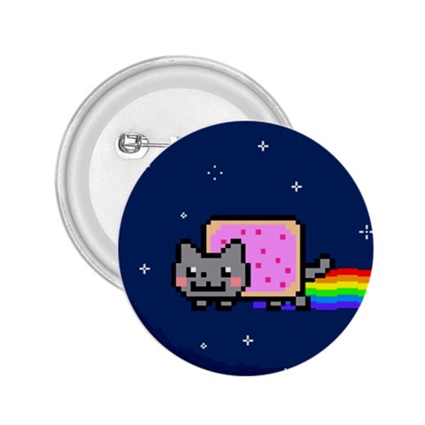 Nyan Cat 2.25  Button from ArtsNow.com Front