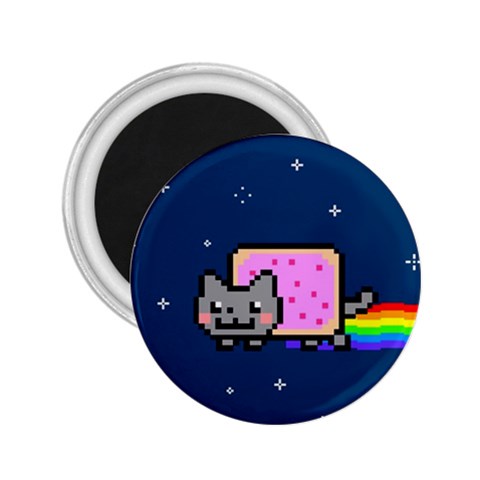Nyan Cat 2.25  Magnet from ArtsNow.com Front