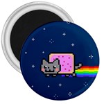 Nyan Cat 3  Magnet