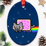 Nyan Cat Ornament (Oval)