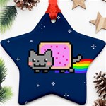 Nyan Cat Ornament (Star)