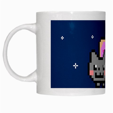 Nyan Cat White Mug from ArtsNow.com Left