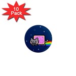Nyan Cat 1  Mini Magnet (10 pack) 