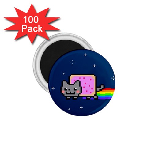 Nyan Cat 1.75  Magnet (100 pack)  from ArtsNow.com Front