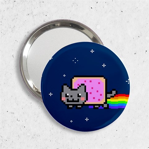 Nyan Cat 2.25  Handbag Mirror from ArtsNow.com Front