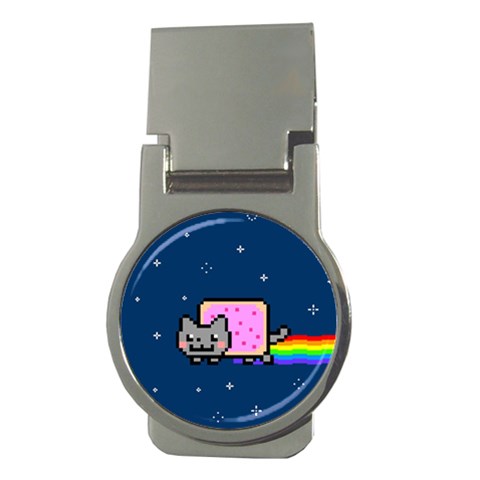 Nyan Cat Money Clip (Round) from ArtsNow.com Front