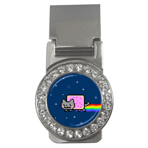 Nyan Cat Money Clip (CZ) from ArtsNow.com Front