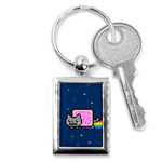 Nyan Cat Key Chain (Rectangle)