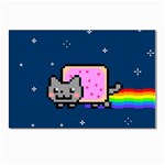 Nyan Cat Postcard 5  x 7 