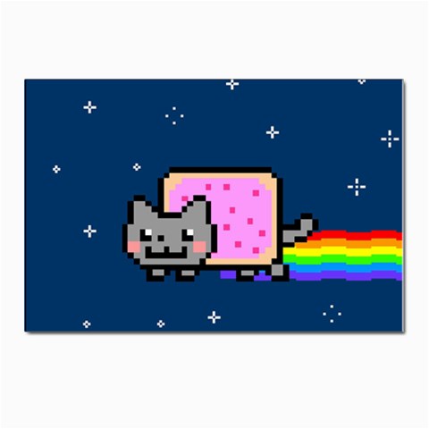 Nyan Cat Postcards 5  x 7  (Pkg of 10) from ArtsNow.com Front