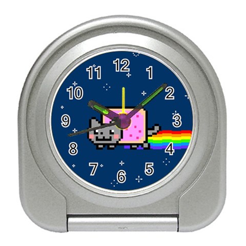 Nyan Cat Travel Alarm Clock from ArtsNow.com Front