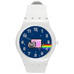 Nyan Cat Round Plastic Sport Watch (M)