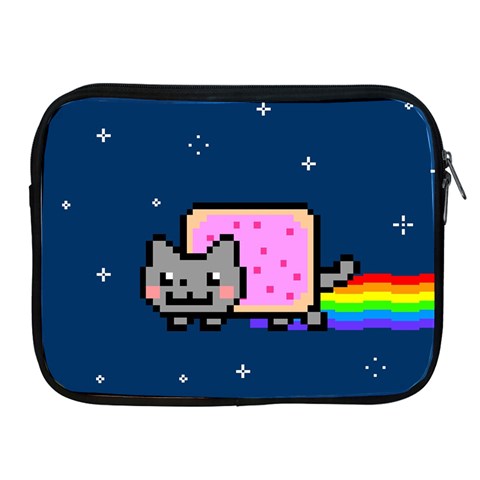 Nyan Cat Apple iPad 2/3/4 Zipper Case from ArtsNow.com Front