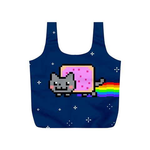 Nyan Cat Full Print Recycle Bag (S) from ArtsNow.com Front