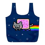 Nyan Cat Full Print Recycle Bag (L)
