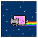 Nyan Cat Large Satin Scarf (Square)
