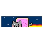 Nyan Cat Satin Scarf (Oblong)