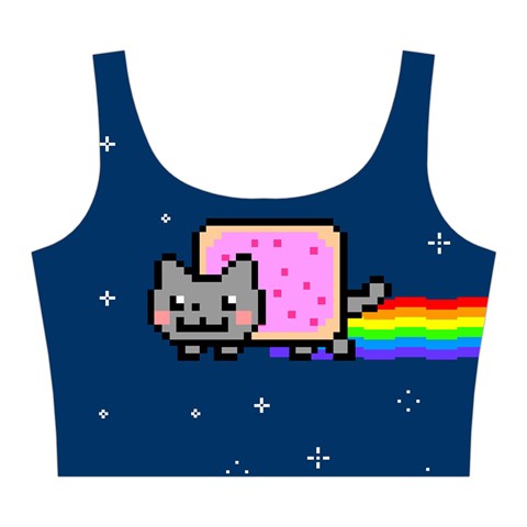 Nyan Cat Midi Sleeveless Dress from ArtsNow.com Top Front