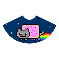 Nyan Cat Midi Sleeveless Dress from ArtsNow.com Skirt Front